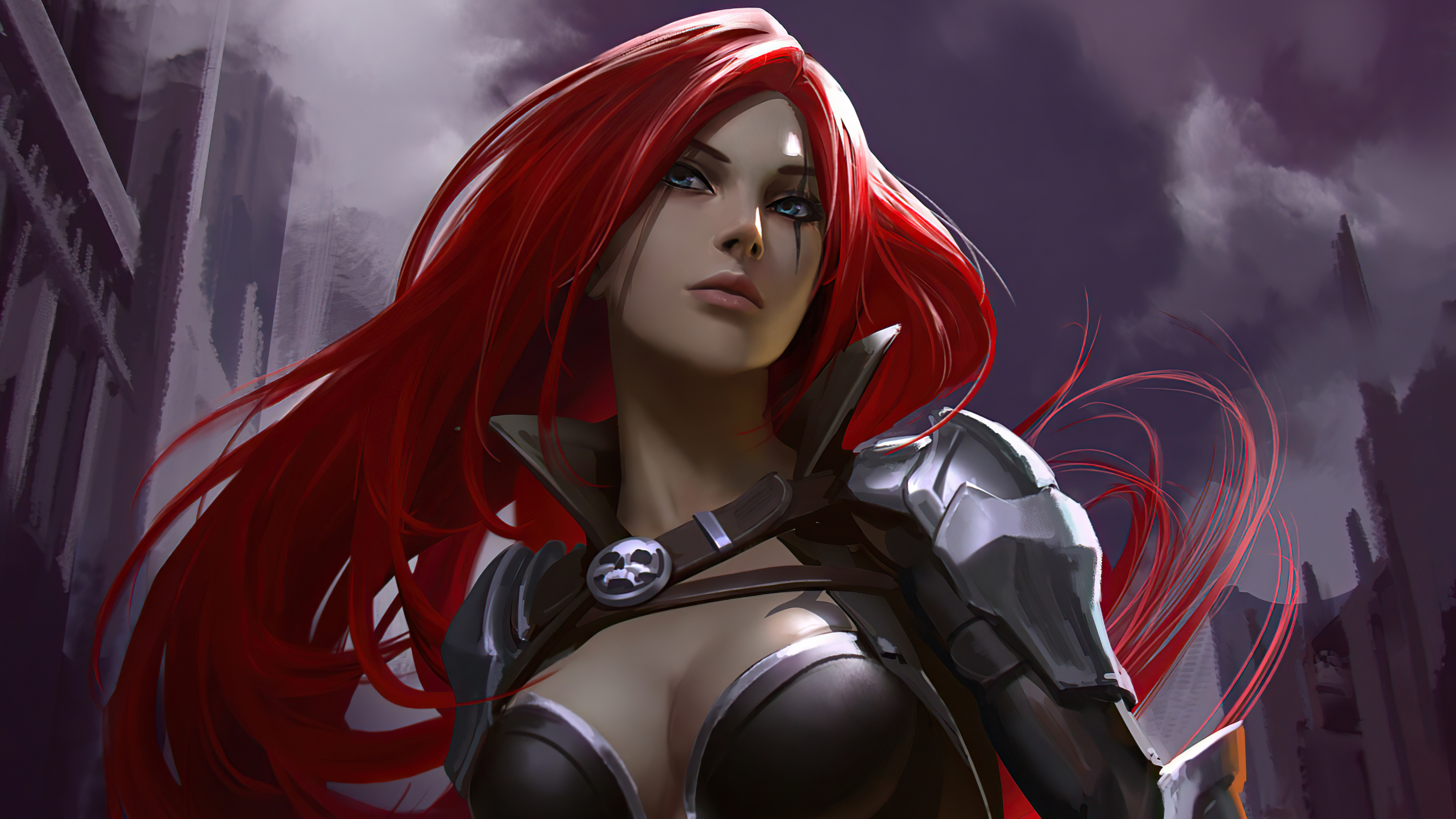 lol英雄联盟 不祥之刃 卡特琳娜 katarina 4k壁纸