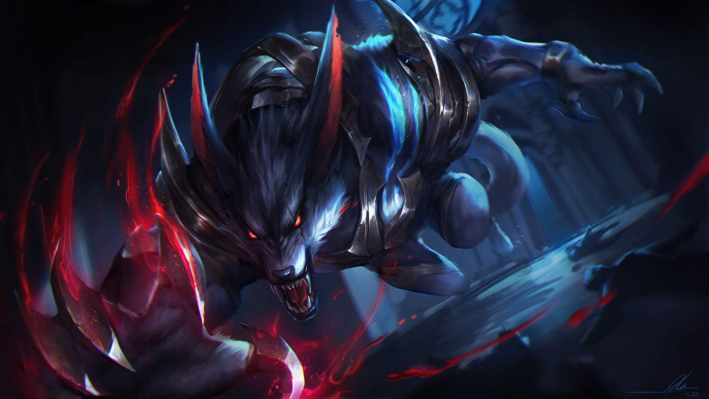 lol英雄联盟 祖安怒兽 沃里克 warwick 4k壁纸