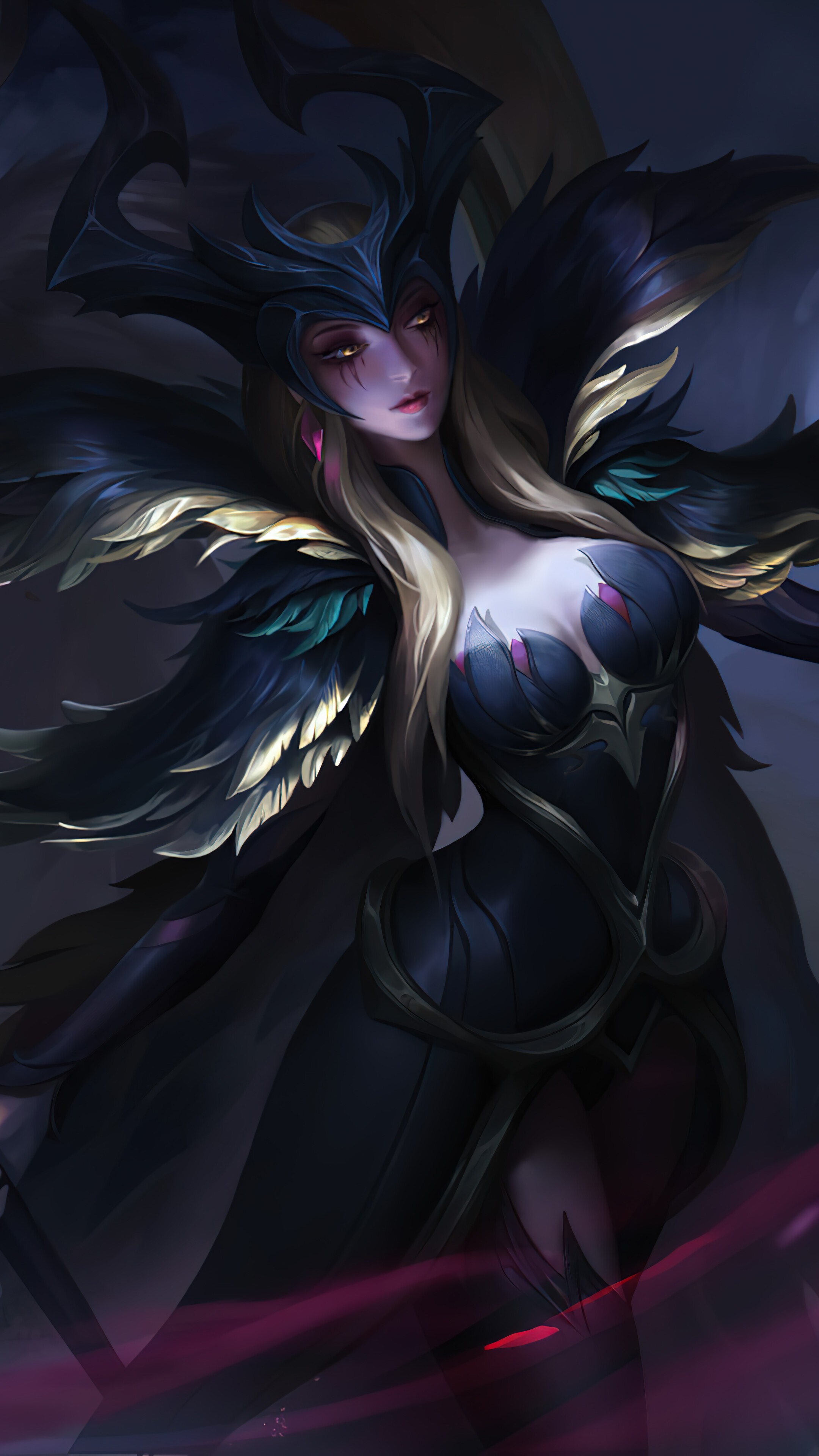 lol英雄联盟 诡术妖姬 乐芙兰 leblanc 魔女 手机壁纸