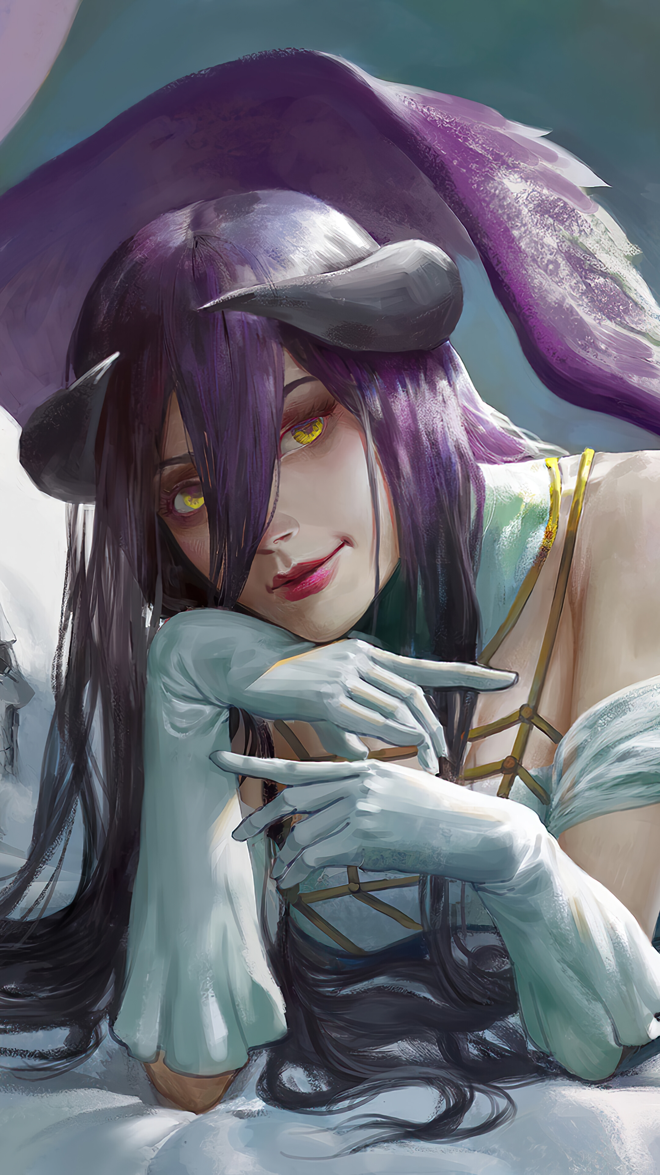 overlord 雅儿贝德 albedo 手机壁纸