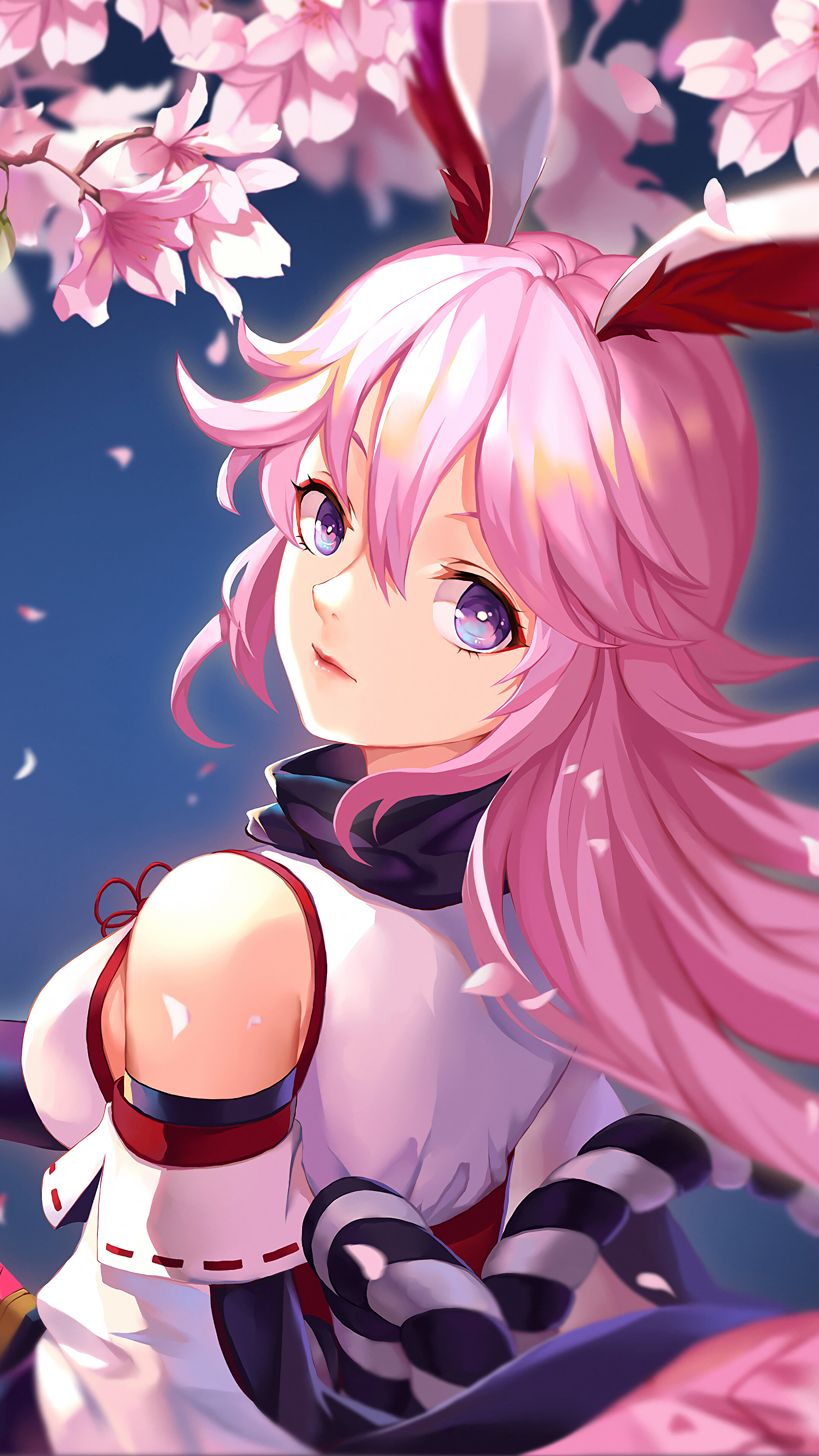 崩坏三 honkai impact 3rd 八重樱 yae sakura 逆神巫女 手机壁纸