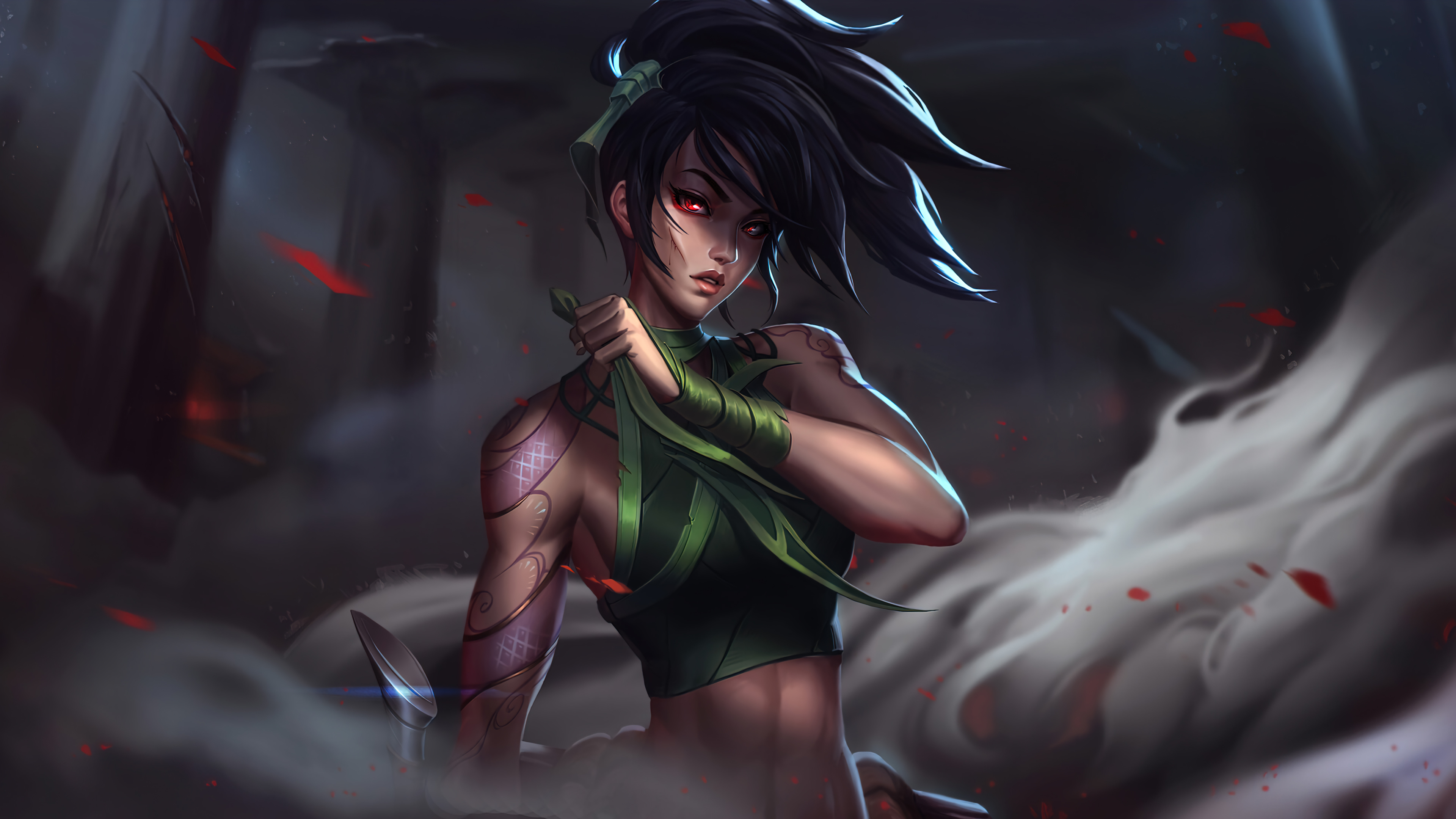 lol英雄联盟 离群之刺 暗影之拳 阿卡丽 akali 4k壁纸