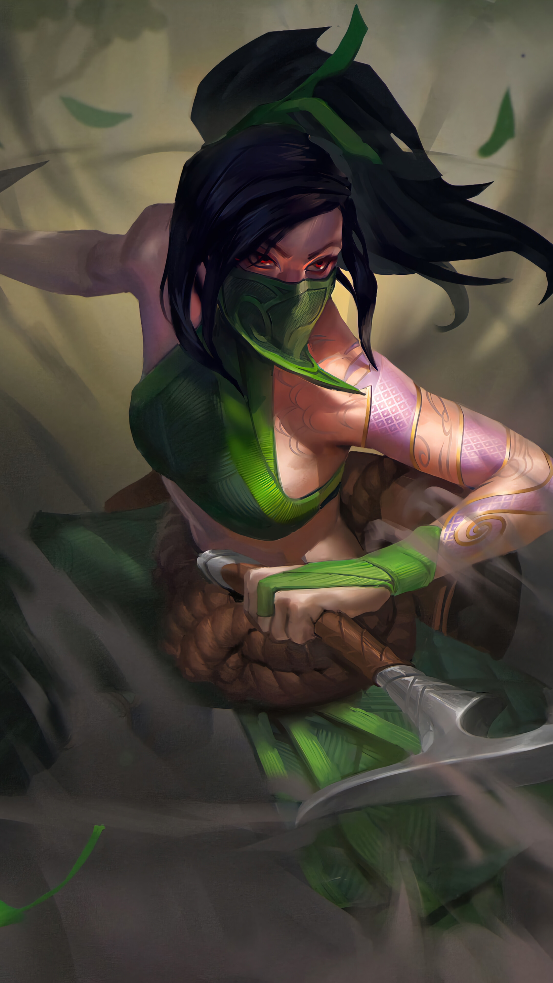 lol英雄联盟 离群之刺 暗影之拳 阿卡丽 akali 手机壁纸