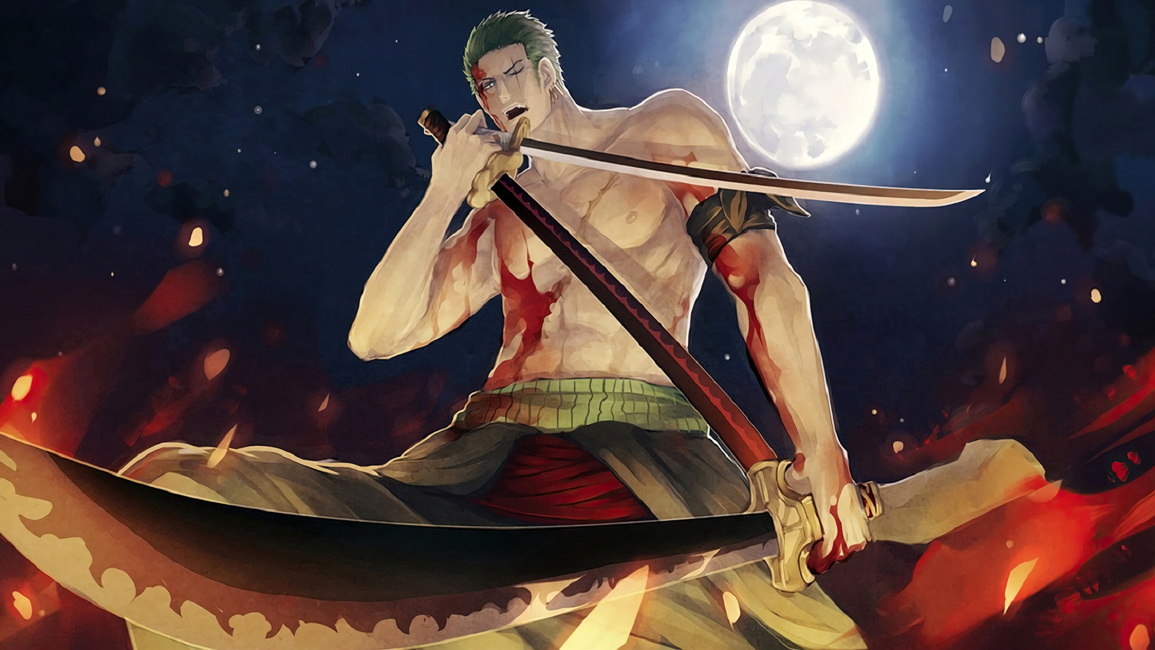 海贼王 罗罗诺亚·索隆 roronoa zoro 4k壁纸